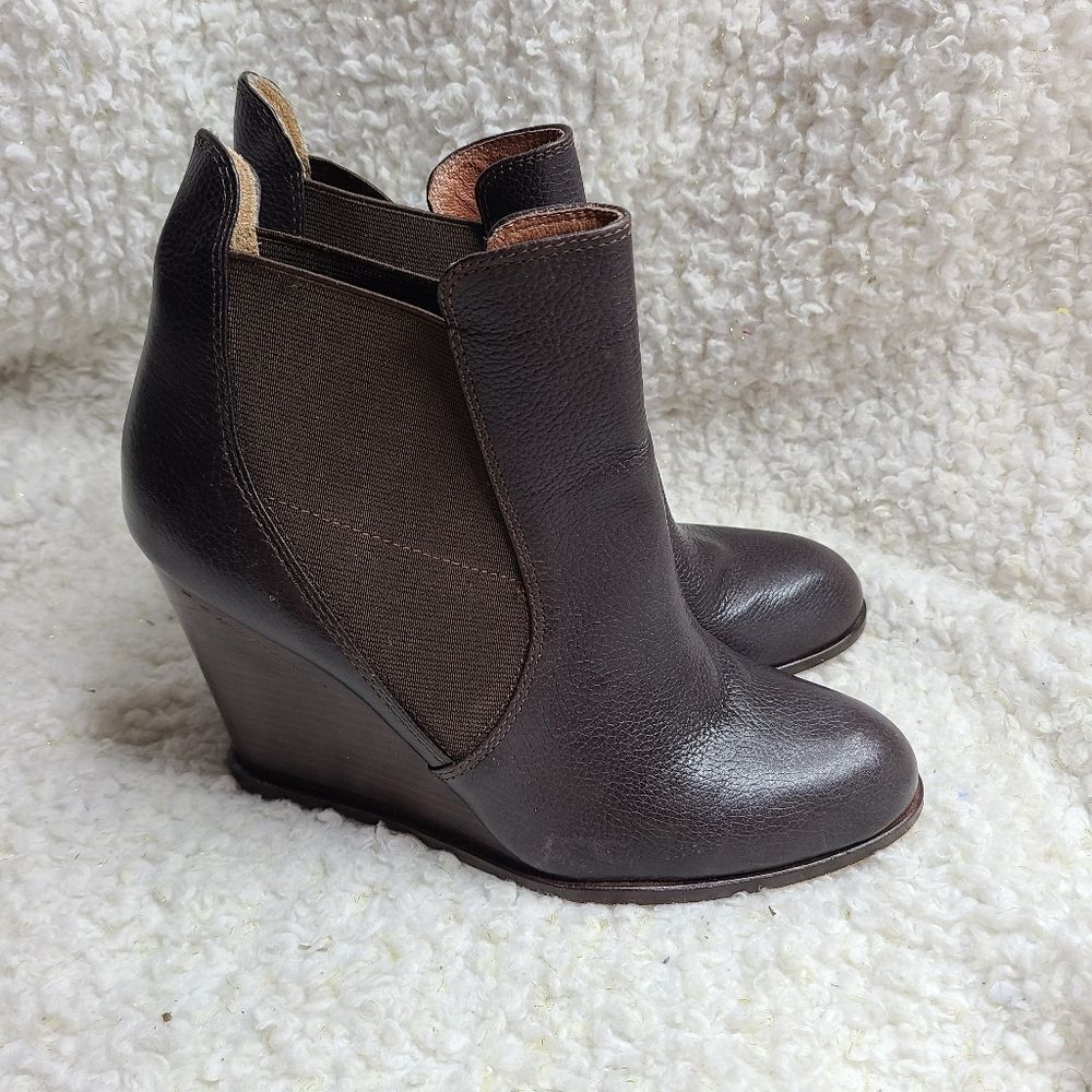 Corso Como Brown Lexy' Wedge Bootie sz‎ 8.5